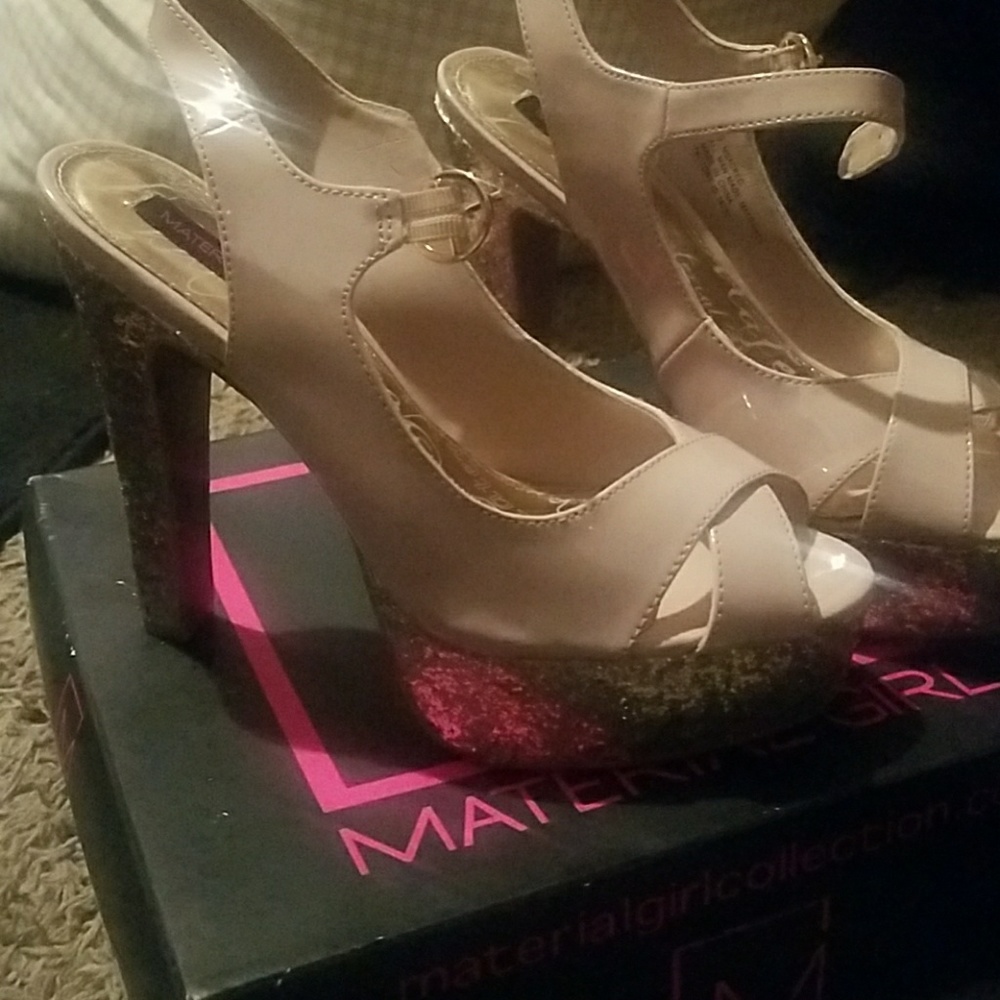 Open front heels